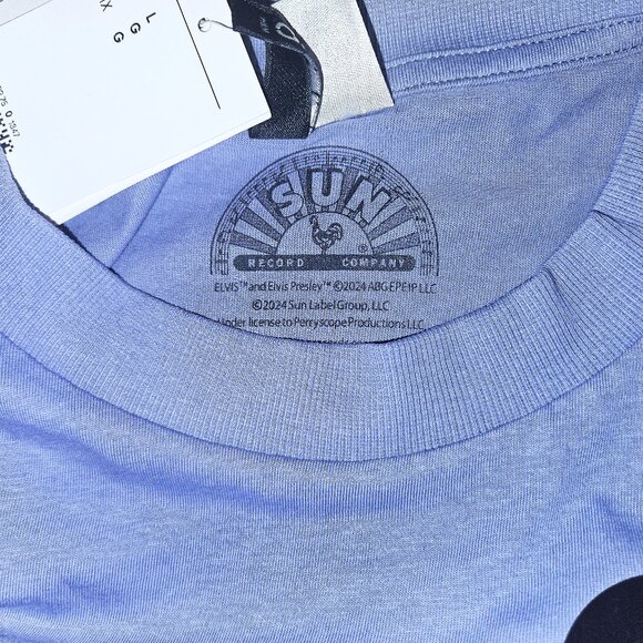 Elvis Presley Blue Moon King of Rock N Roll Official H&M oversized T-Shirt M NWT - Picture 7 of 7